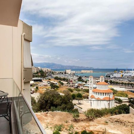 Minimal Loft Art With Sea View Over Heraklion Harbour Экстерьер фото